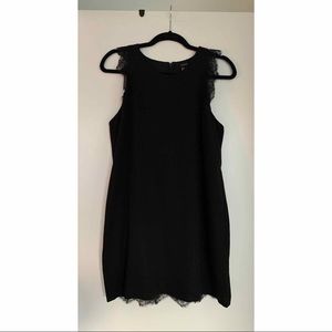 Black dress with lace details